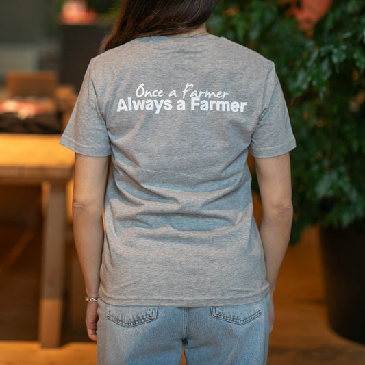 T-SHIRT ONCE A FARMER GRIGIA