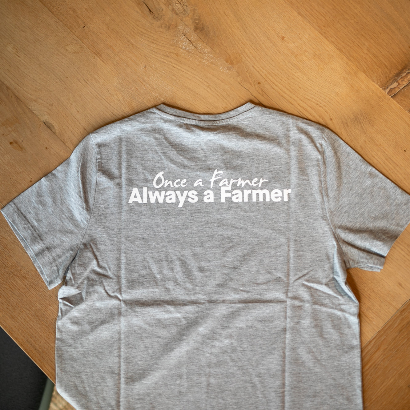 T-SHIRT ONCE A FARMER GRIGIA