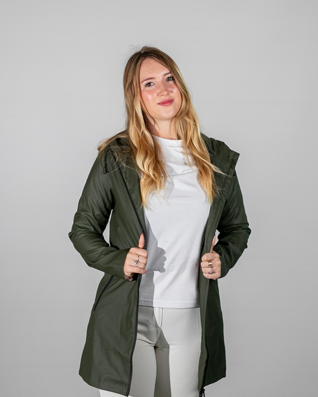 H-FARM Waist-Fitted Rain Coats