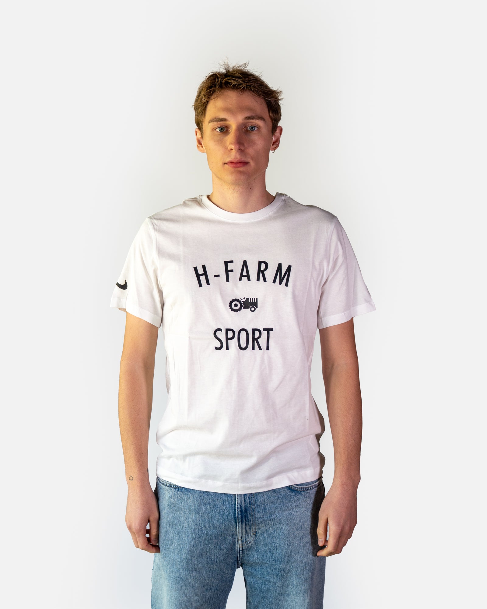 T-SHIRT BIANCA NIKE HF SPORT