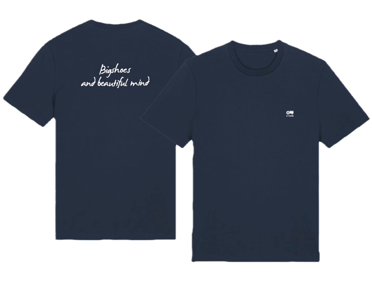 T-shirt H-Farm "Big Shoes" Navy