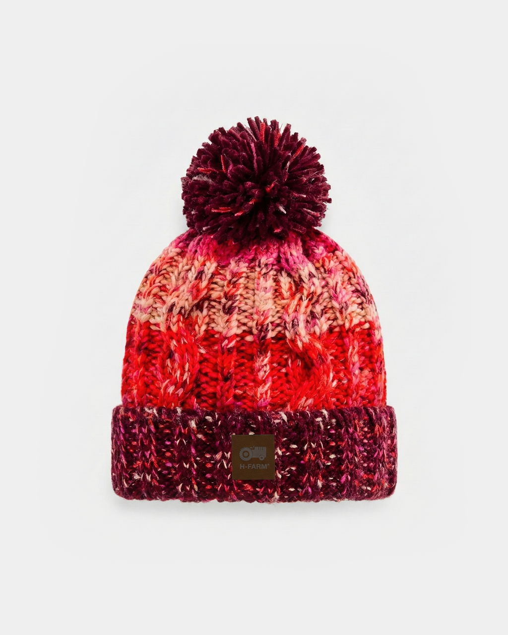 H-FARM Multicolor Pom-pom Beanie